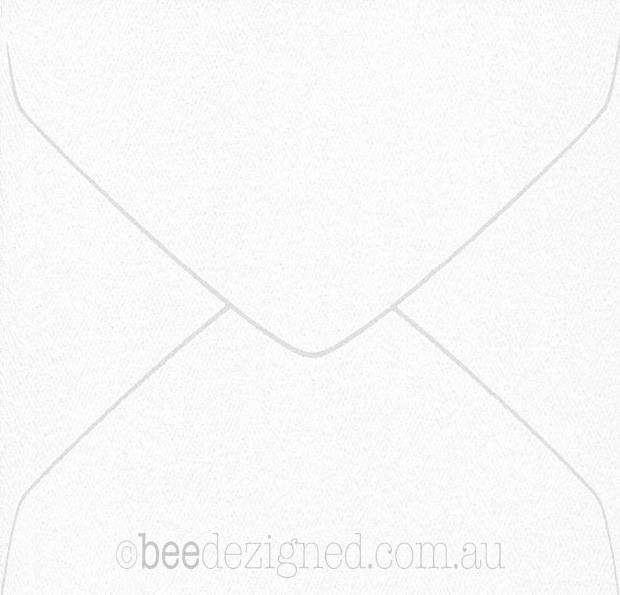 Square Envelopes Letterhead Felt White 160mm