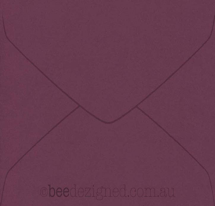 Square Envelopes Spectrum Maroon 130mm