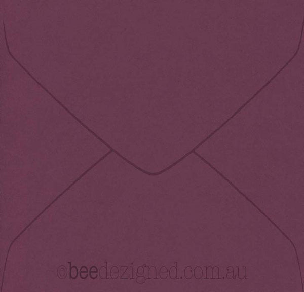 Square Envelopes Spectrum Maroon 130mm