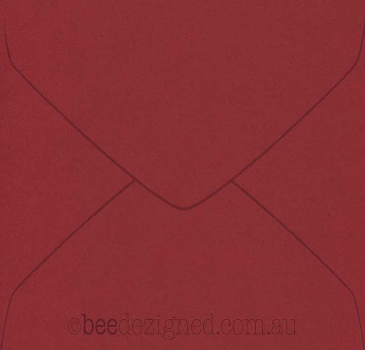Square Envelopes Spectrum Red 130mm