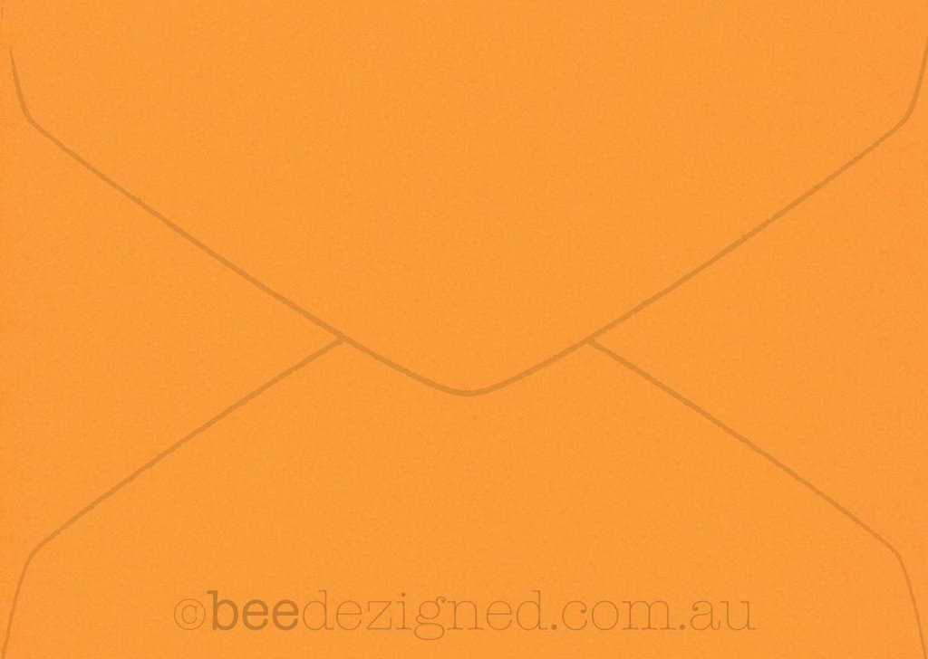 130x185mm Envelopes Spectrum Orange 120gsm : Deep Boutique