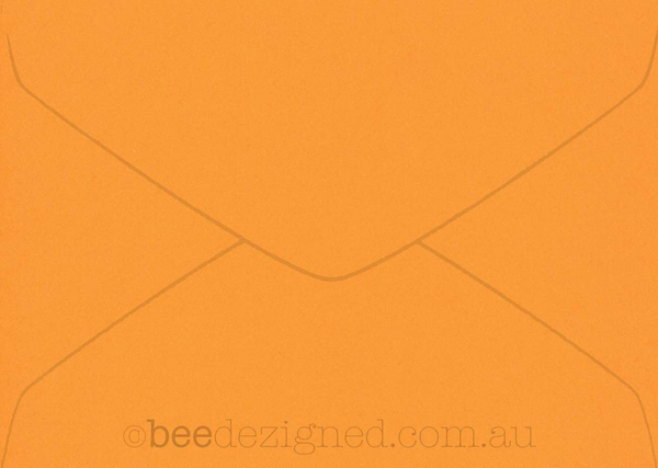 130x185mm Envelopes Spectrum Orange 120gsm : Deep Boutique