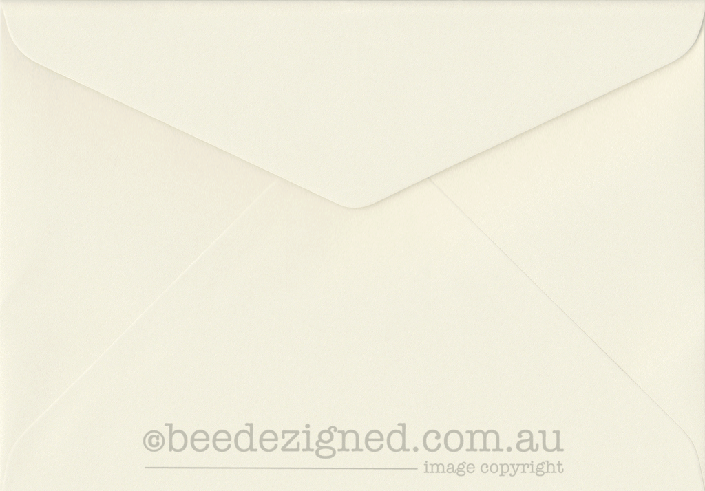 C6 Envelopes Antique Metallic Cream Mist 120gsm Banker Lick Stick